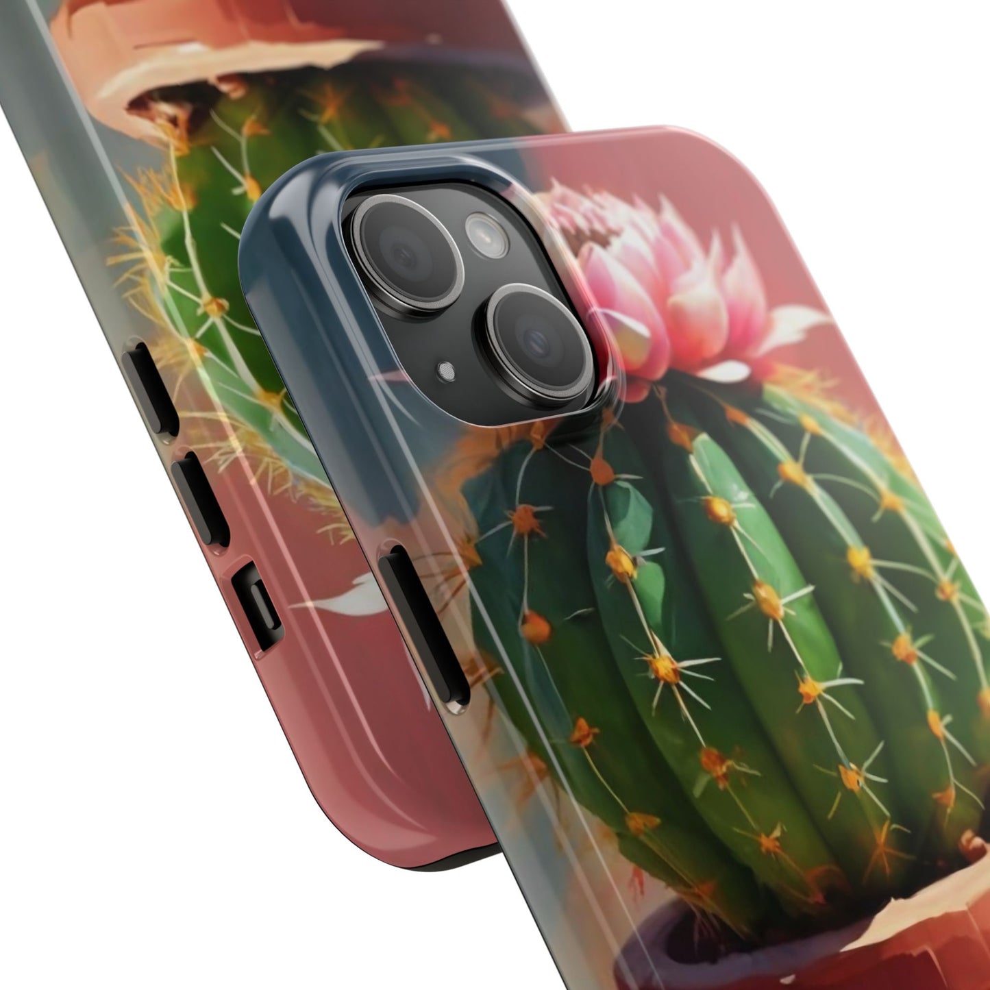 DesertBloom Terracotta Cactus Tough Phone Case