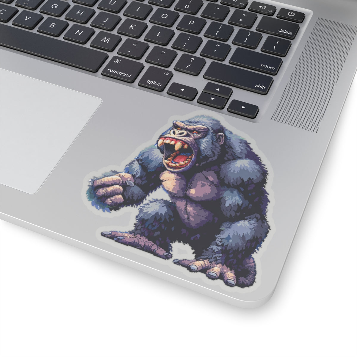 Pixelated Furious Ape Launch Vinyl Sticker