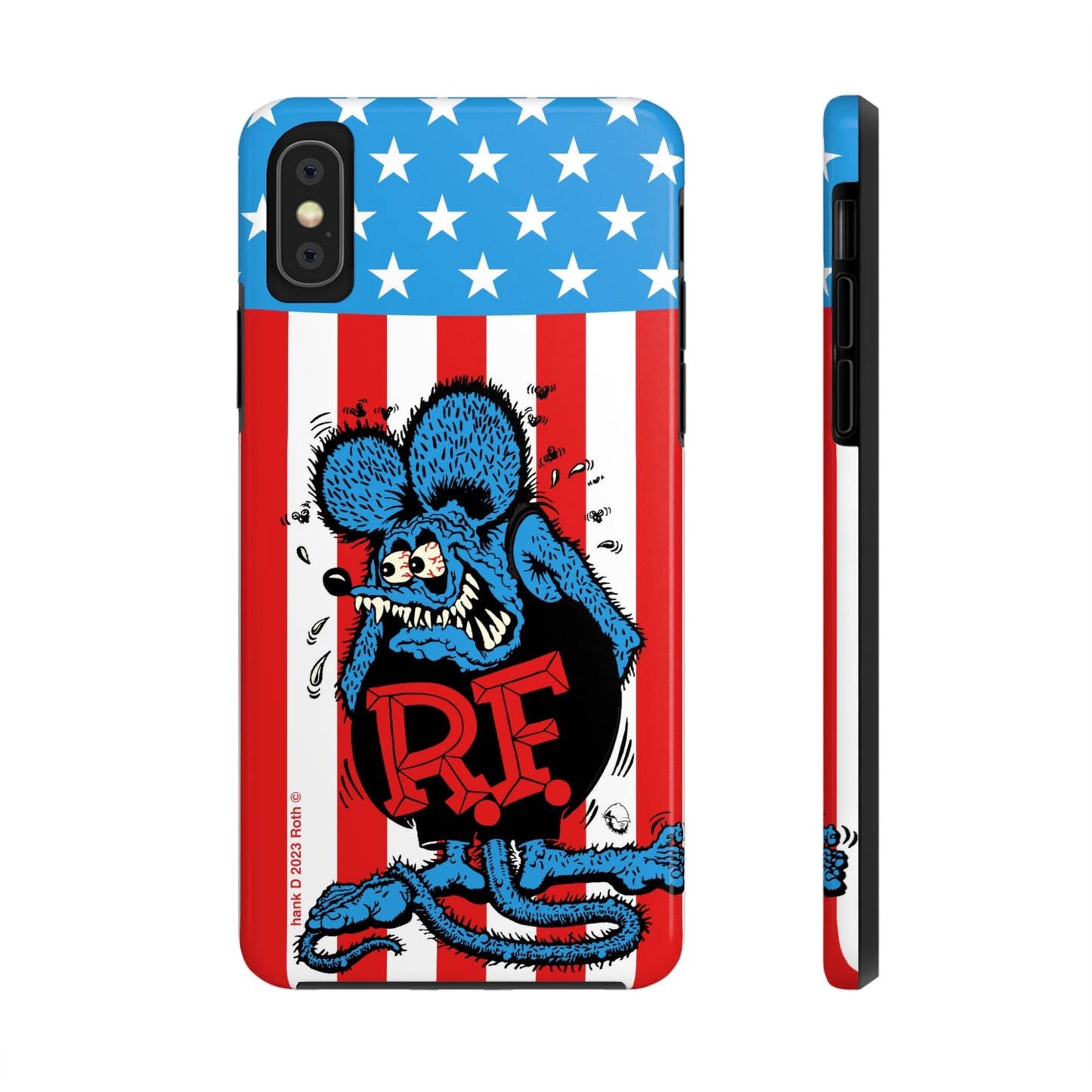 Red, White and Fink - Tough Phone Case