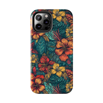 Radiant Frangipani - Hawaiian Tough Phone Case