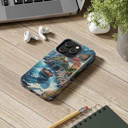 Coastal Dreamscape Boat Tough Phone Case