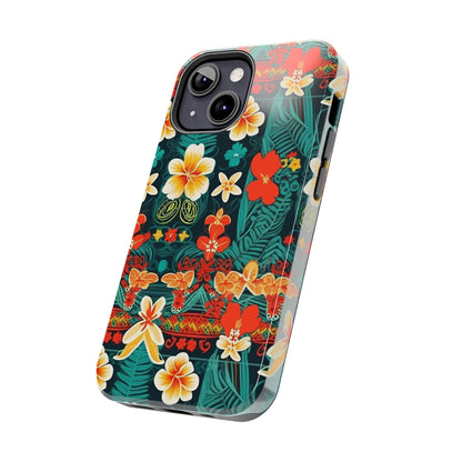 Hibiscus Haze - Hawaiian Tough Phone Case