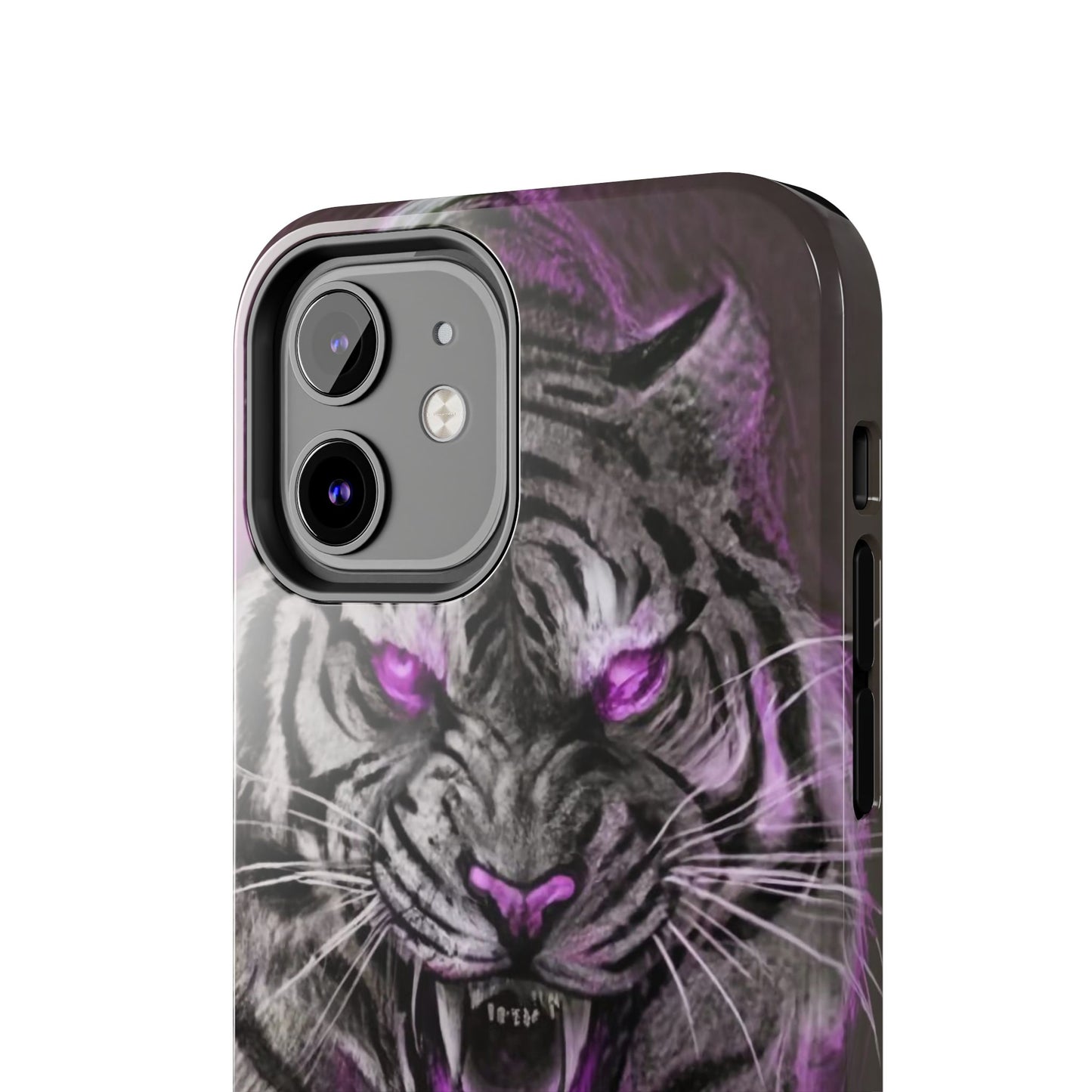 Enigmatic Hunter Tiger Sketch Tough Phone Case