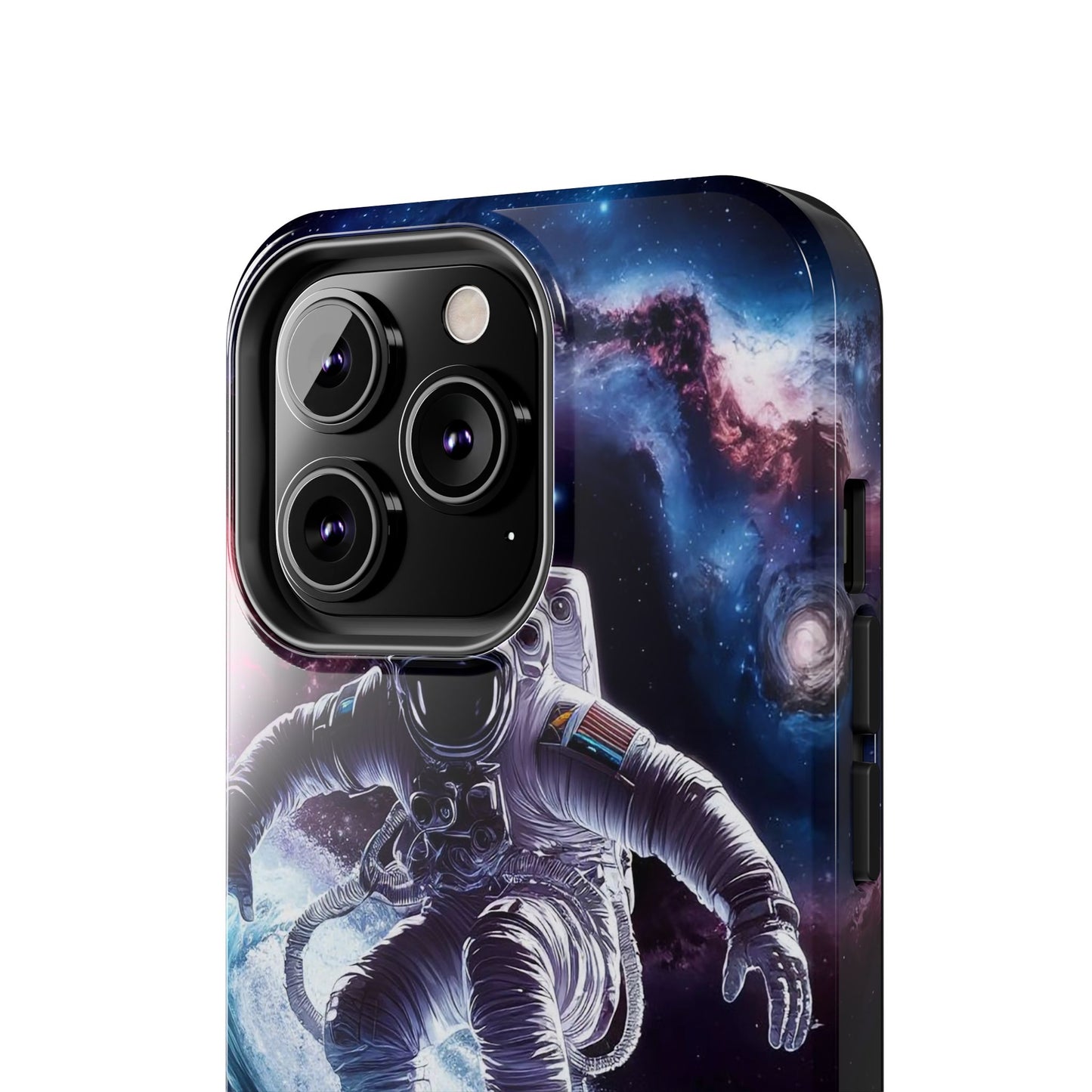 Galactic Wave Rider Astronaut Tough Phone Case