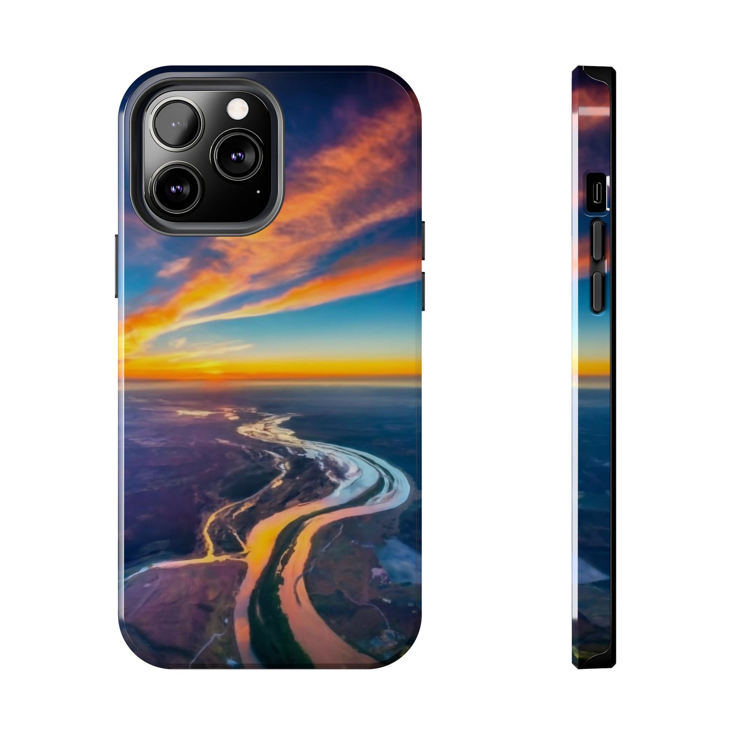 Celestial Sunset Earth View Tough Phone Case