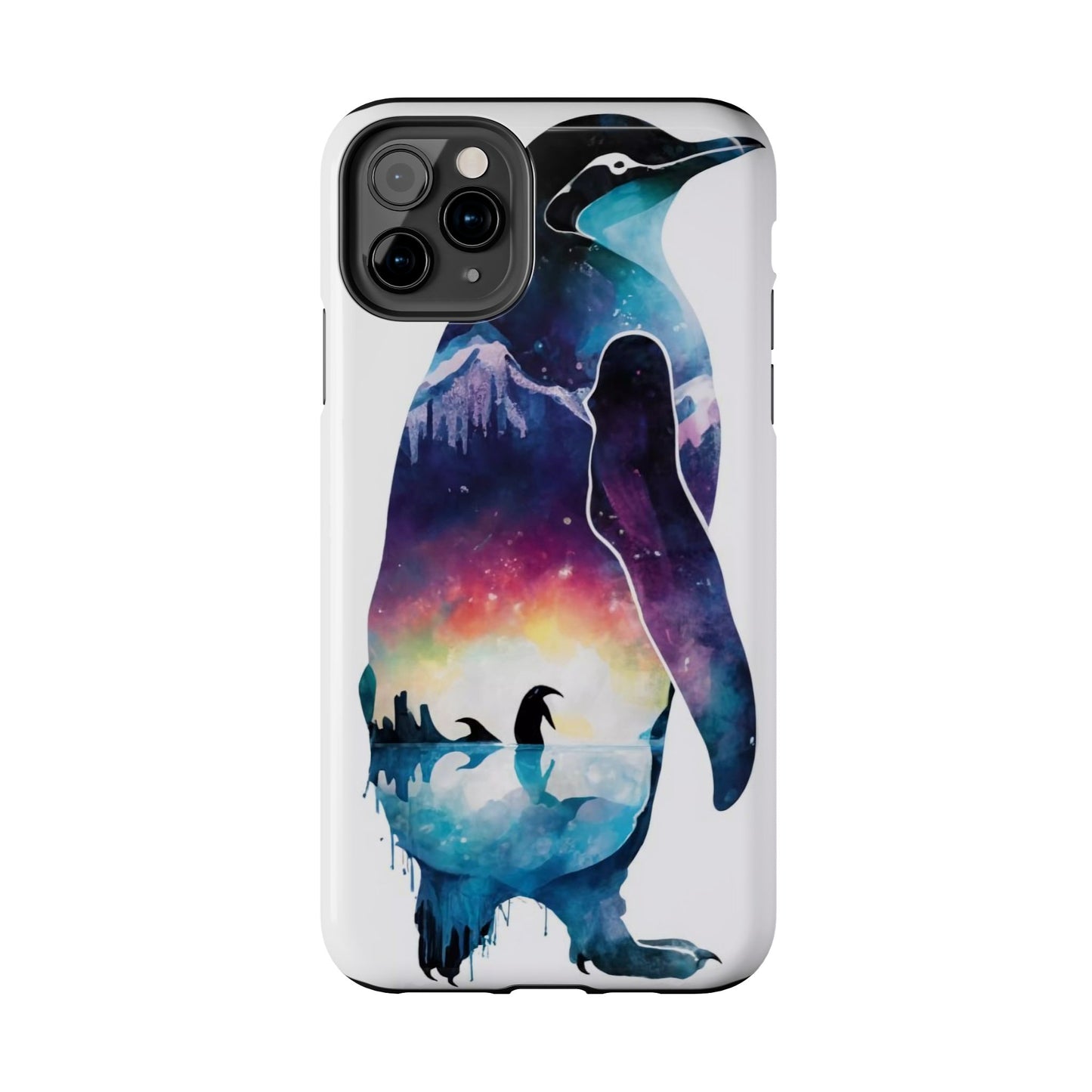 Arctic Majesty Penguin Tough Phone Case