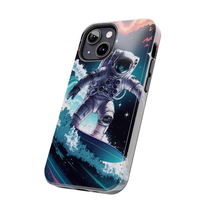 Space Surfer Astronaut Adventure Tough Phone Case