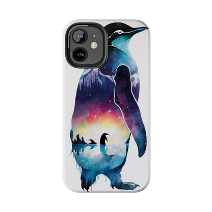 Arctic Majesty Penguin Tough Phone Case