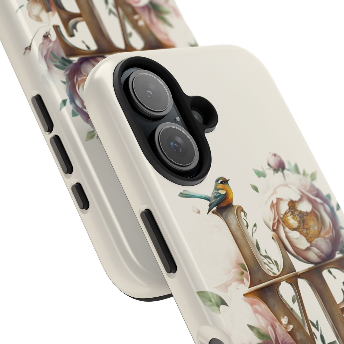 Lovebird and Bloom Watercolor Tough Phone Case