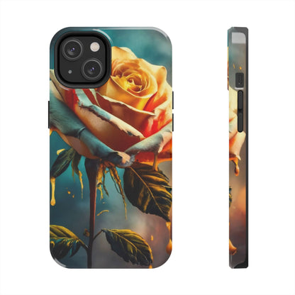 Golden Rose Elegance Tough Phone Case