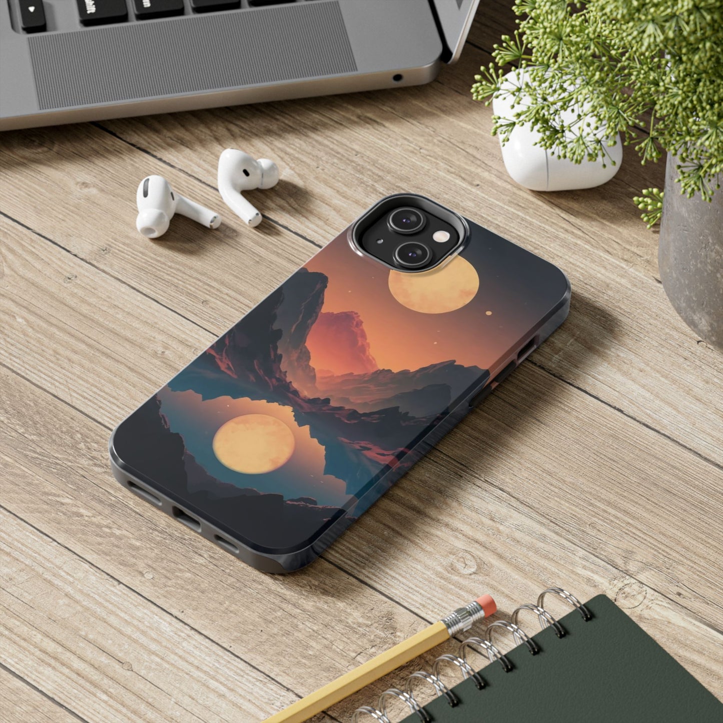 Mountain Moonlight Defender Case