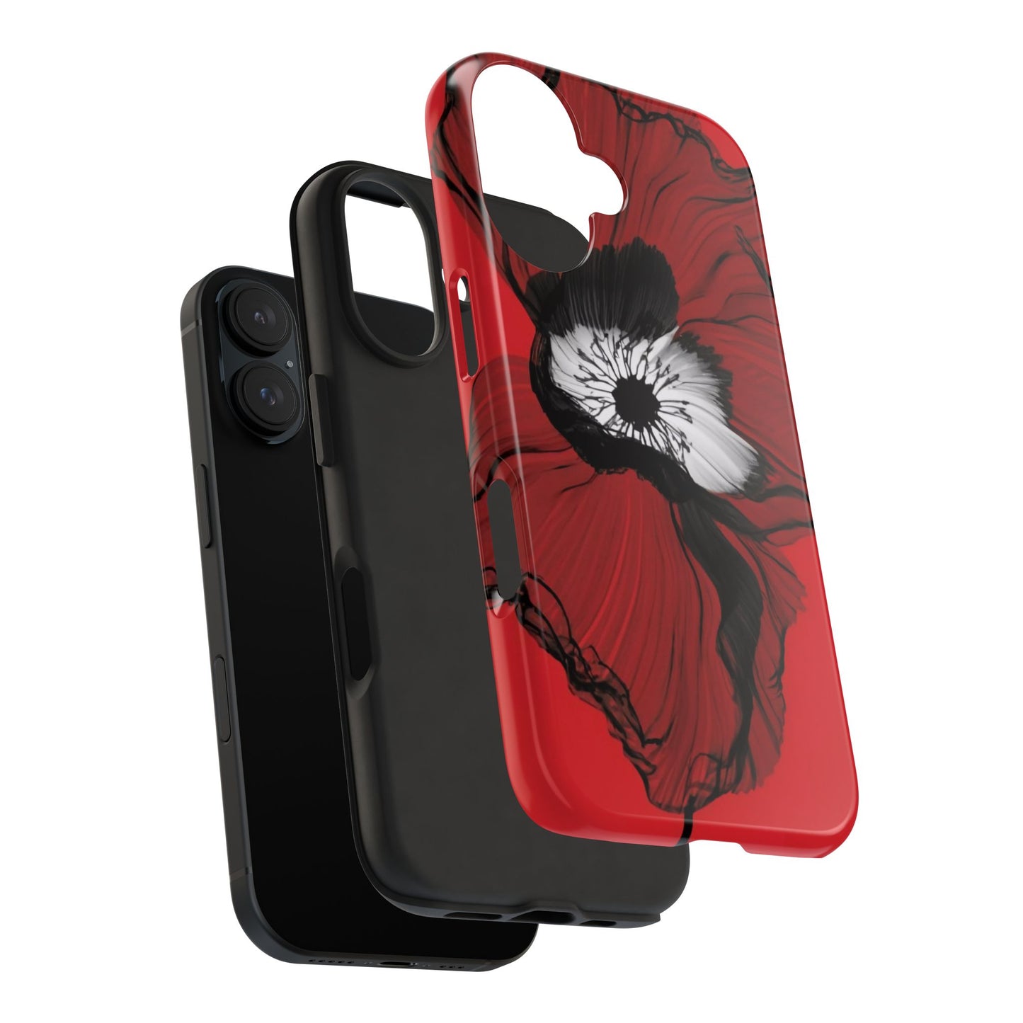 Crimson Bloom Defender Case