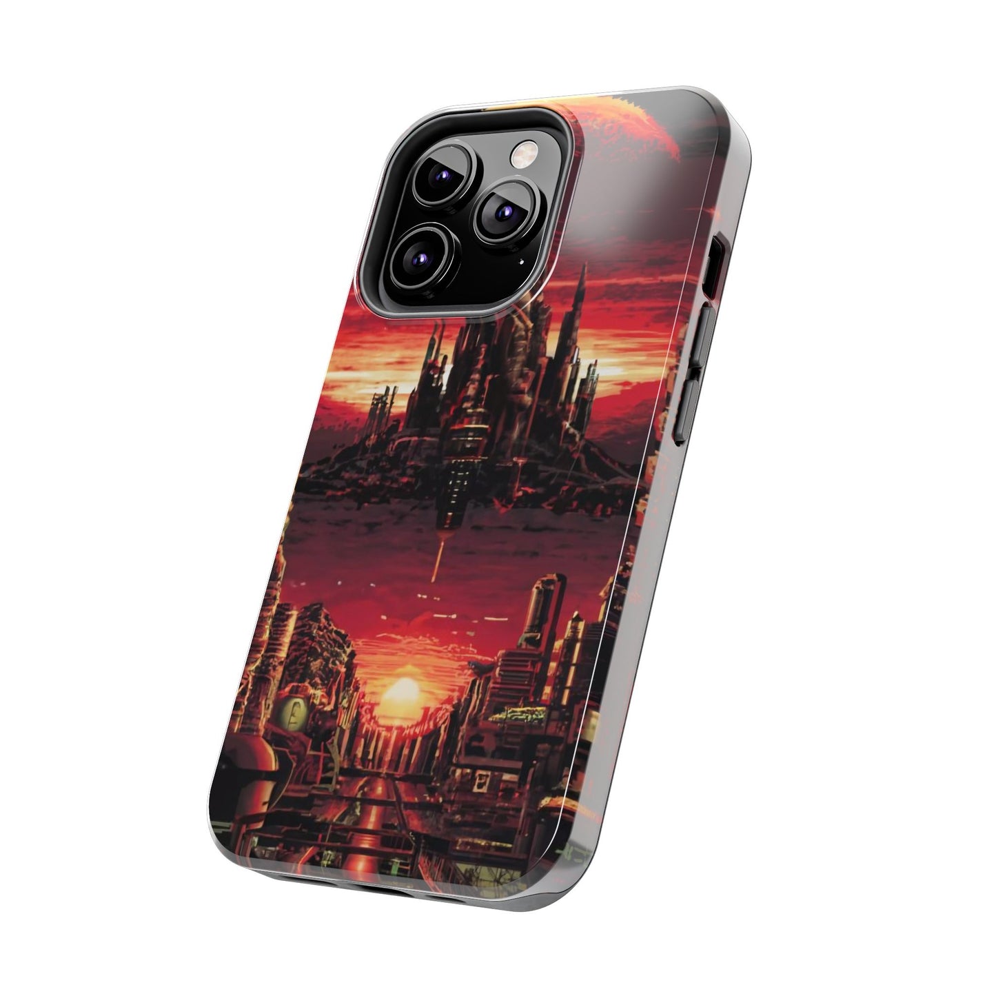 PixelVista Futuristic City Tough Phone Case