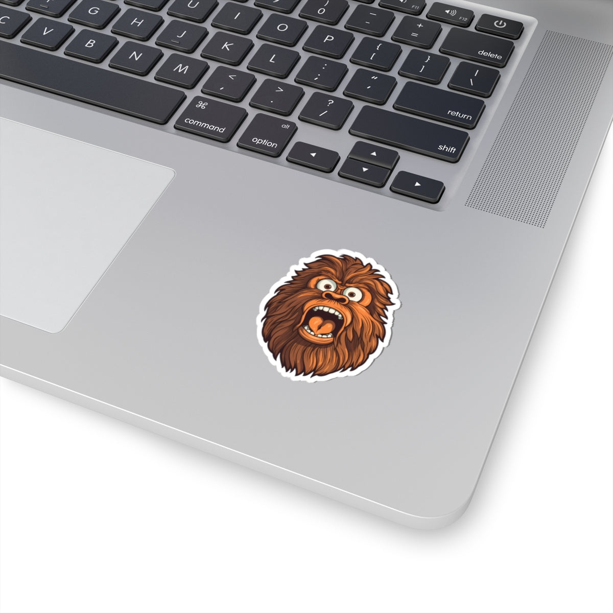 Startled Bigfoot Surprise Sticker