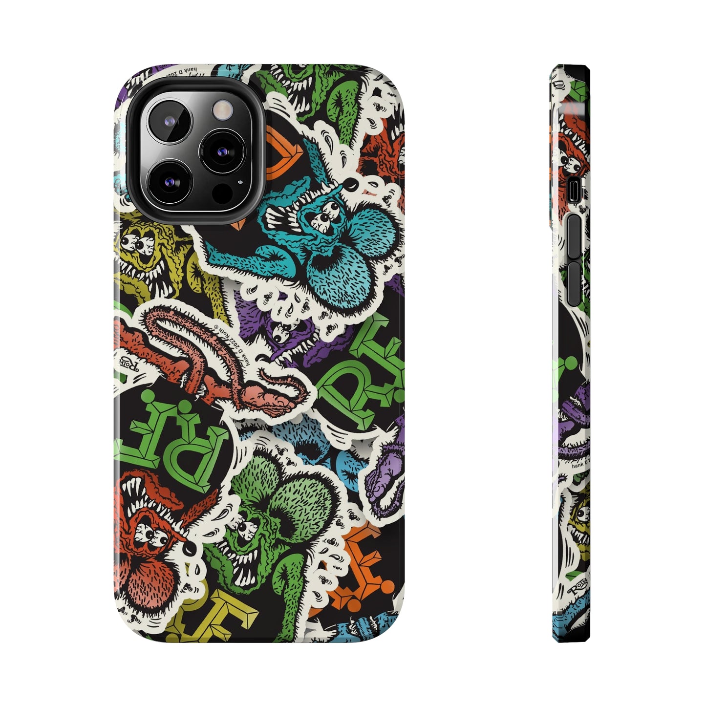 Rat Fink Sticker Bomb - Tough Phone Case