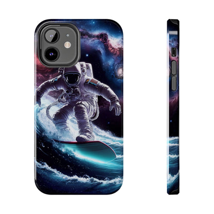 Galactic Wave Rider Astronaut Tough Phone Case