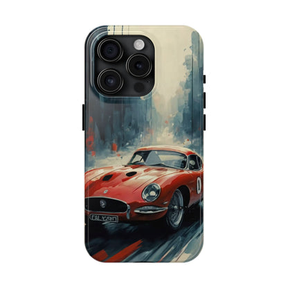 City Drive Red Sports Car Tough Phone Case