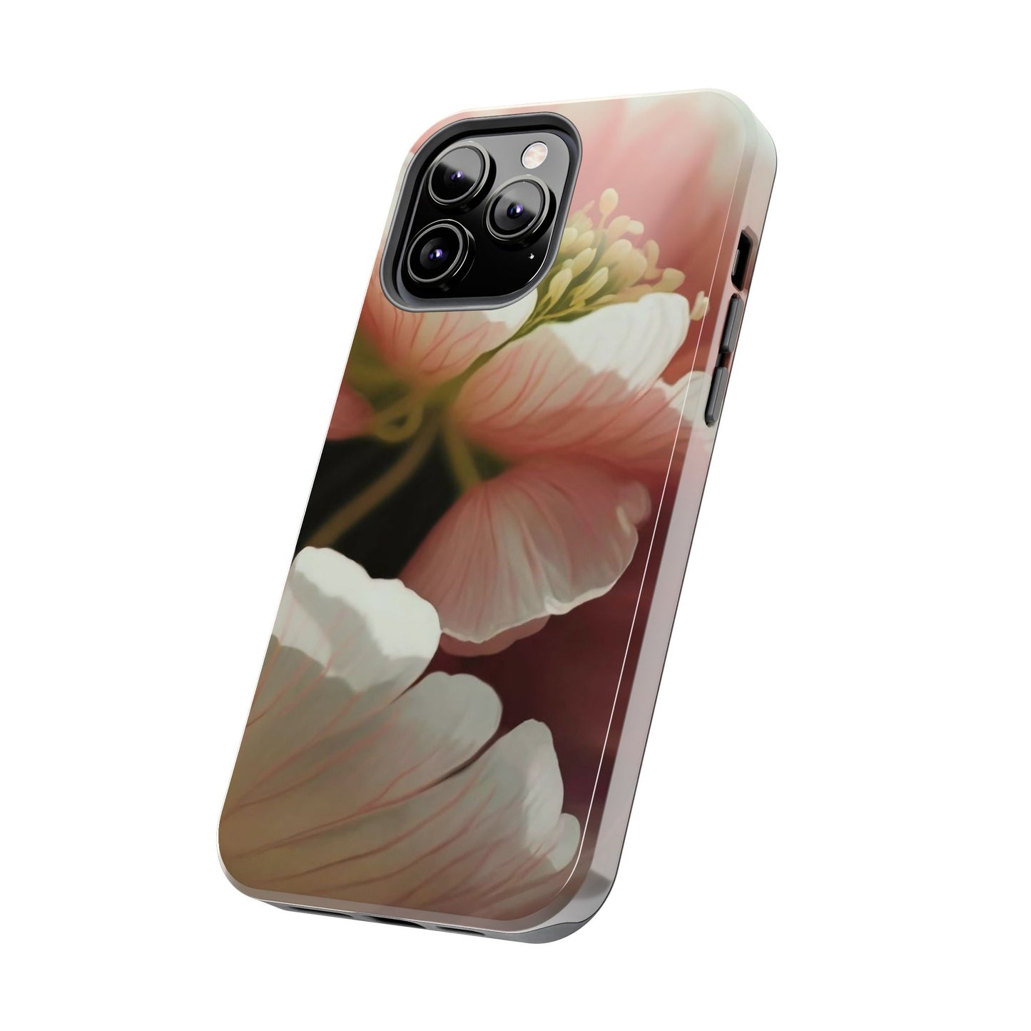 Pink Petal Watercolor Bloom Tough Phone Case