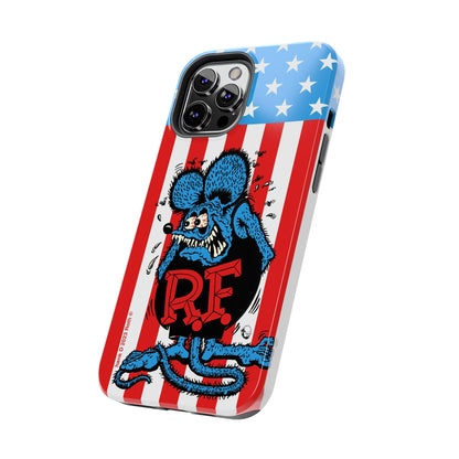 Red, White and Fink - Tough Phone Case