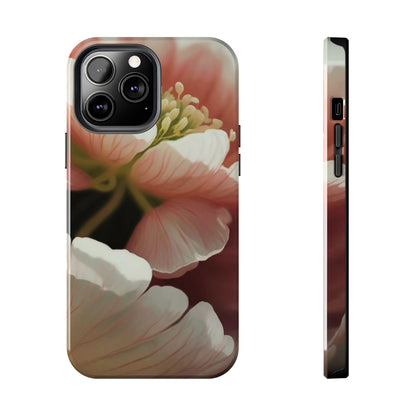 Pink Petal Watercolor Bloom Tough Phone Case