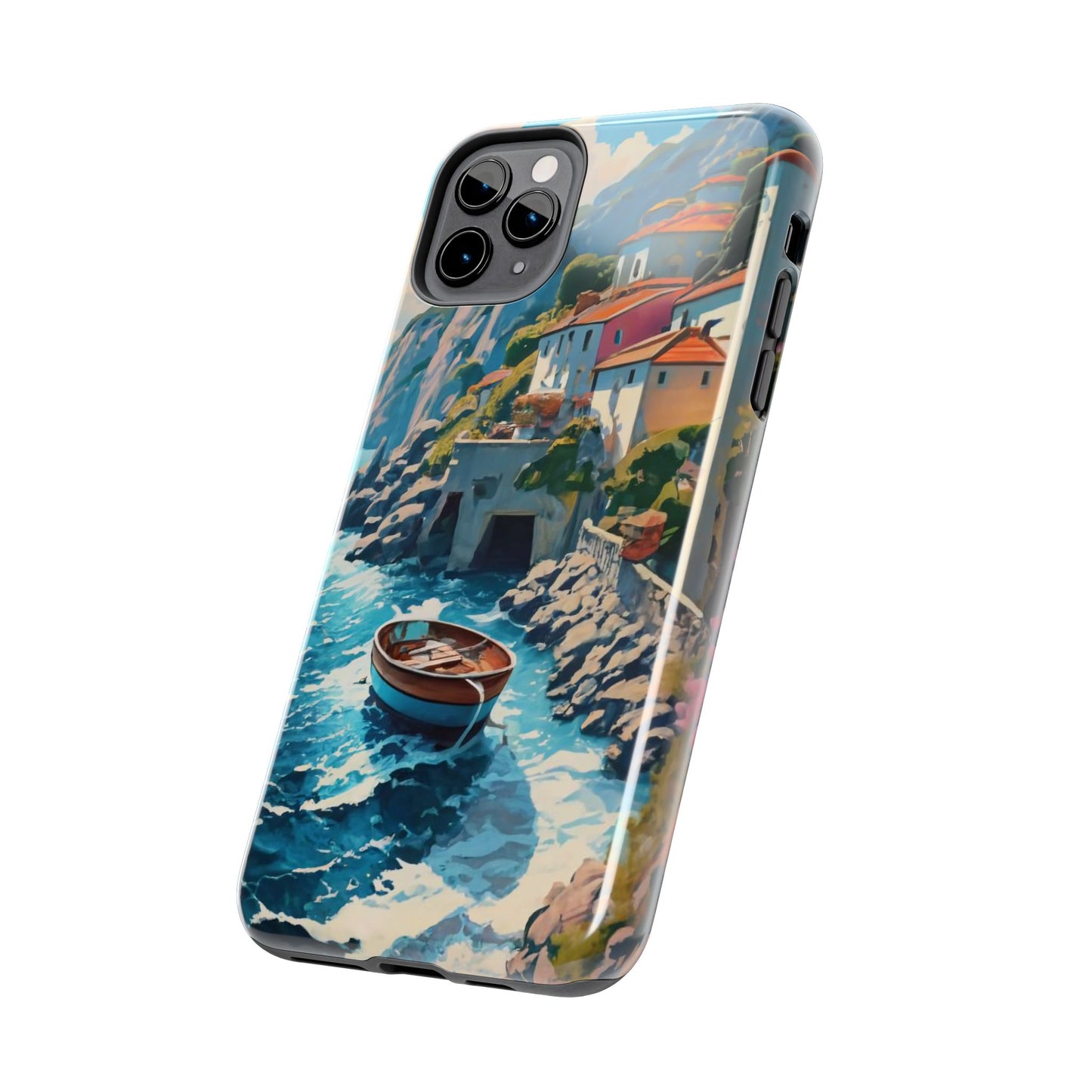 Coastal Dreamscape Boat Tough Phone Case