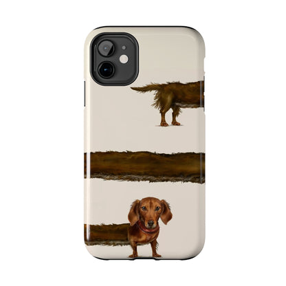 Wraparound Dachshund Long Dog Tough Phone Case