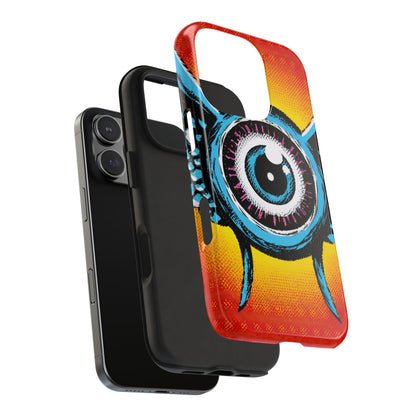 Bursting Vision Winged Eye iPhone Case