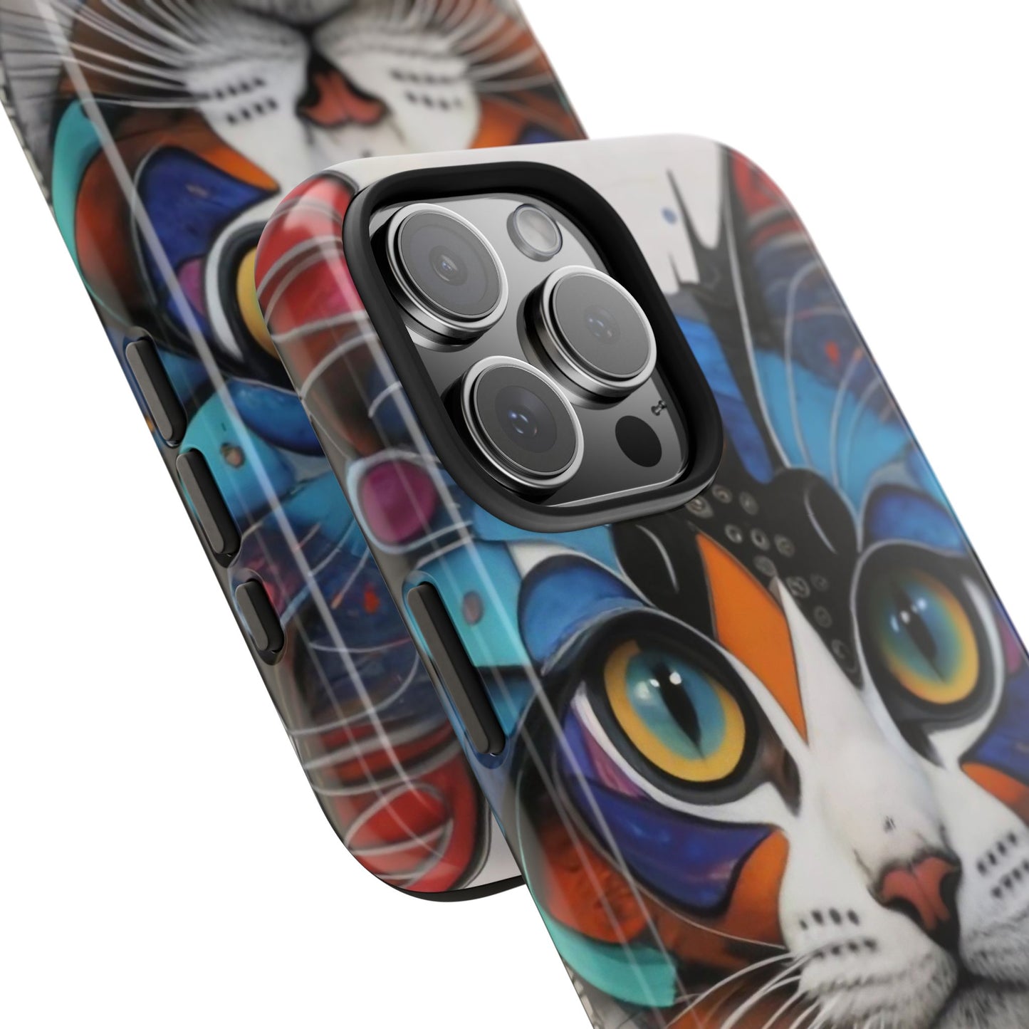 Whimsical Cat Dreamscape Guardian Phone Case