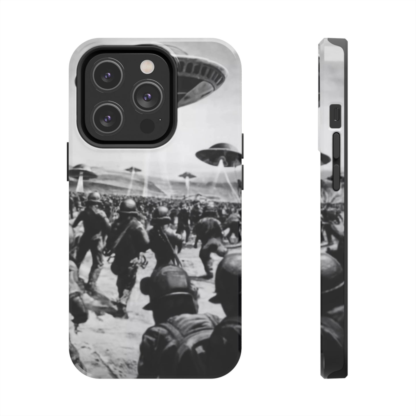 RetroWar UFO Encounter Tough Phone Case