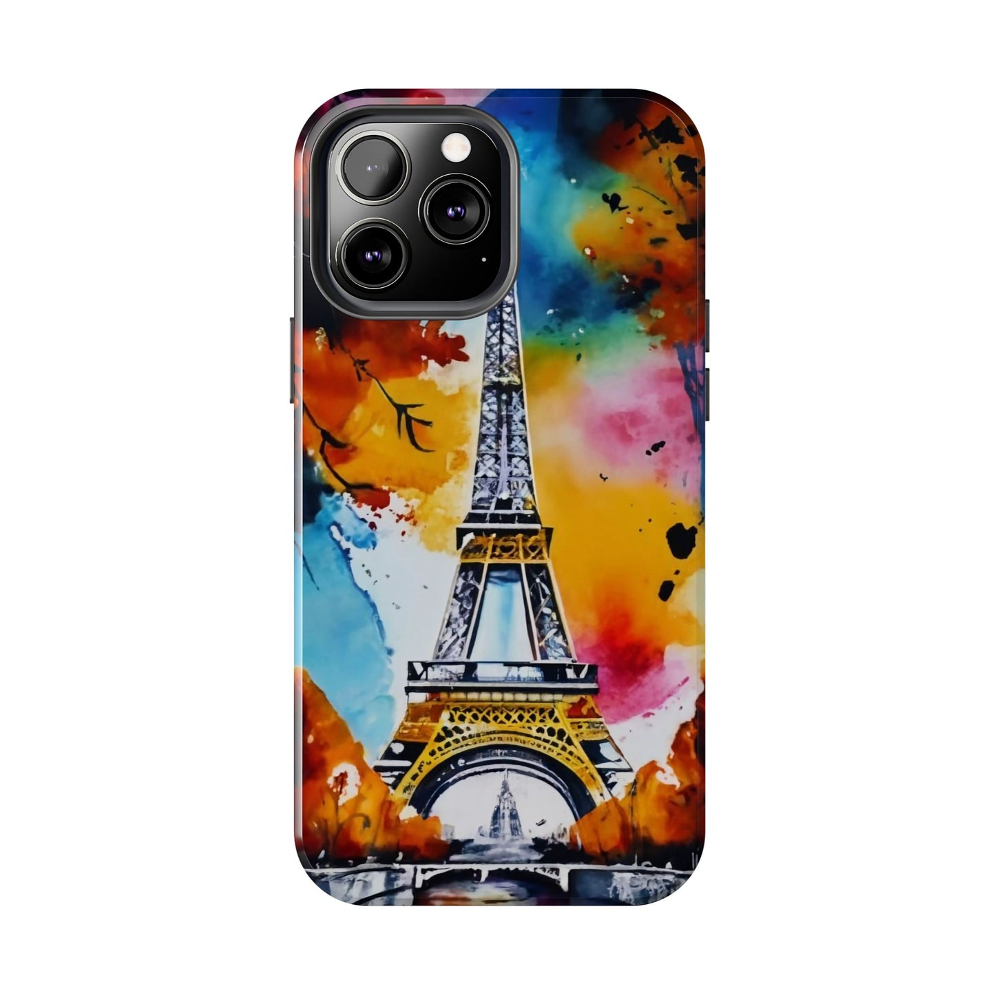 Vibrant Twilight Eiffel Defender Case