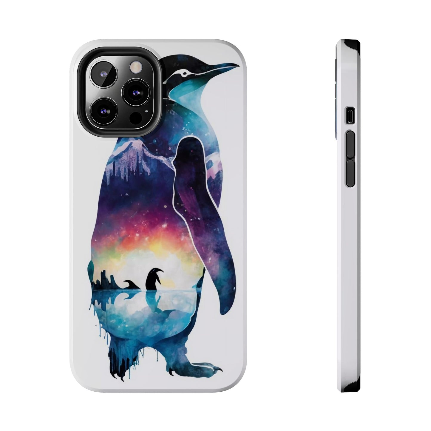 Arctic Majesty Penguin Tough Phone Case