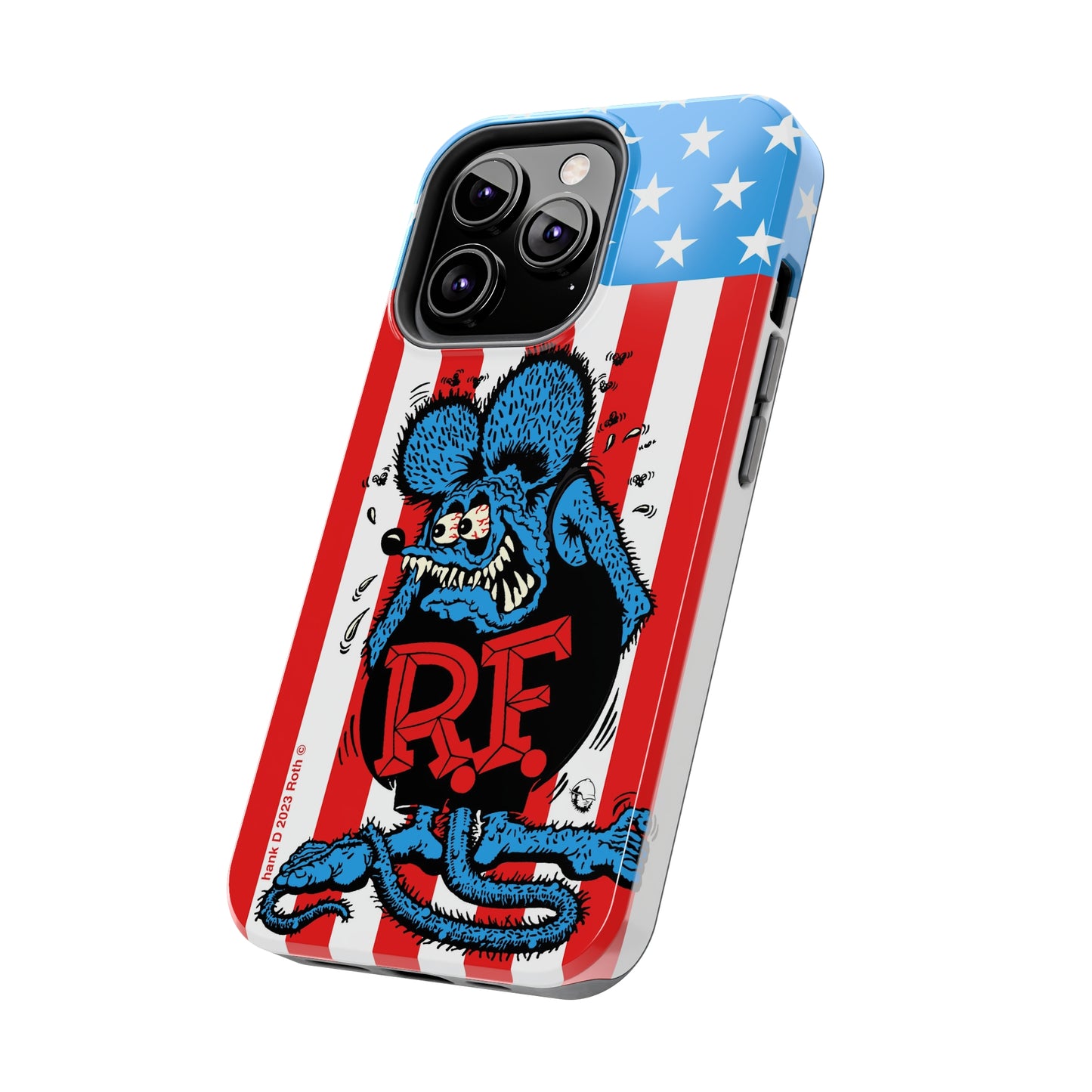 Red, White and Fink - Tough Phone Case