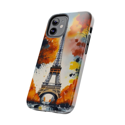 Watercolor Eiffel Twilight Defender Case