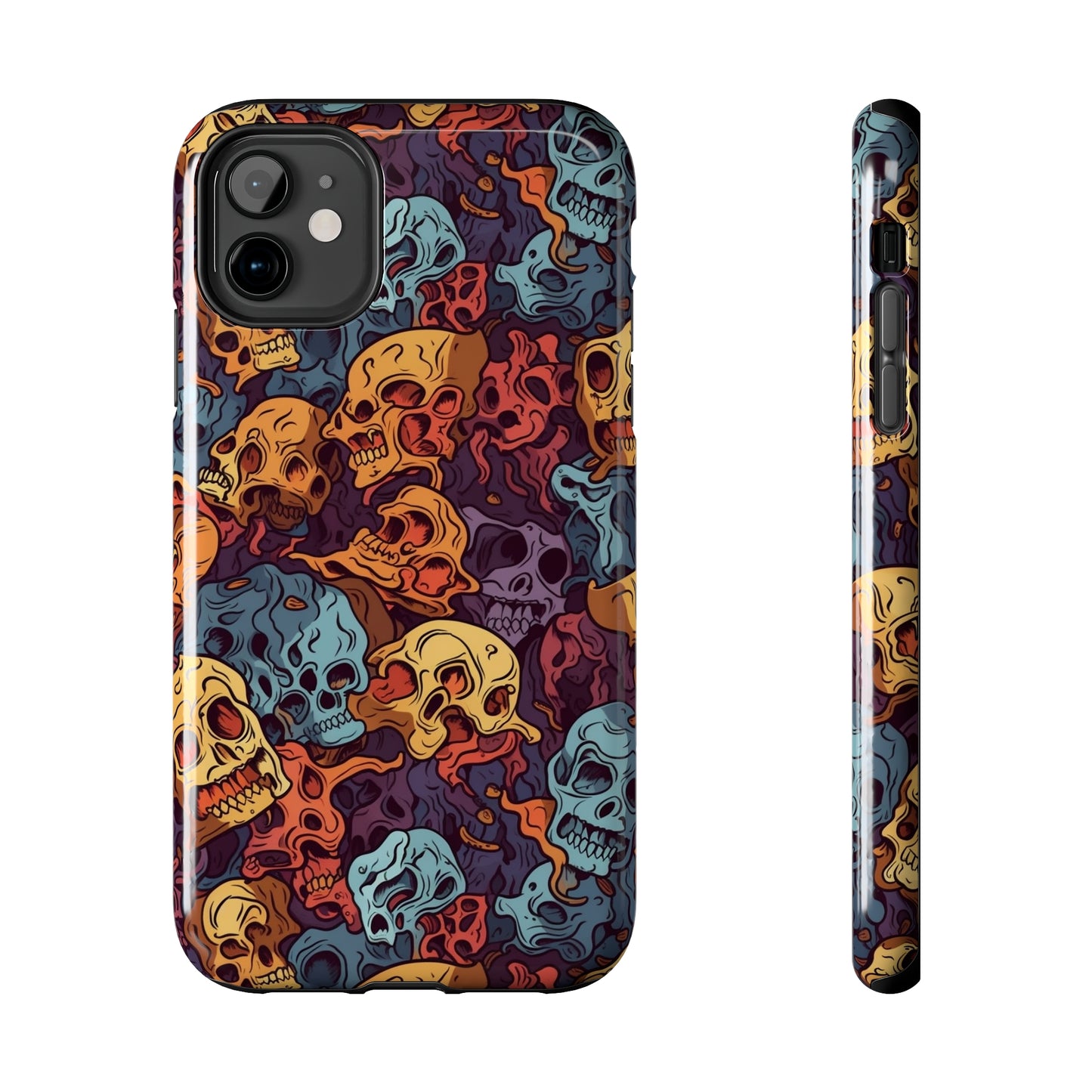 Skeletal Flow - Deathly Protection - Tough Phone Case