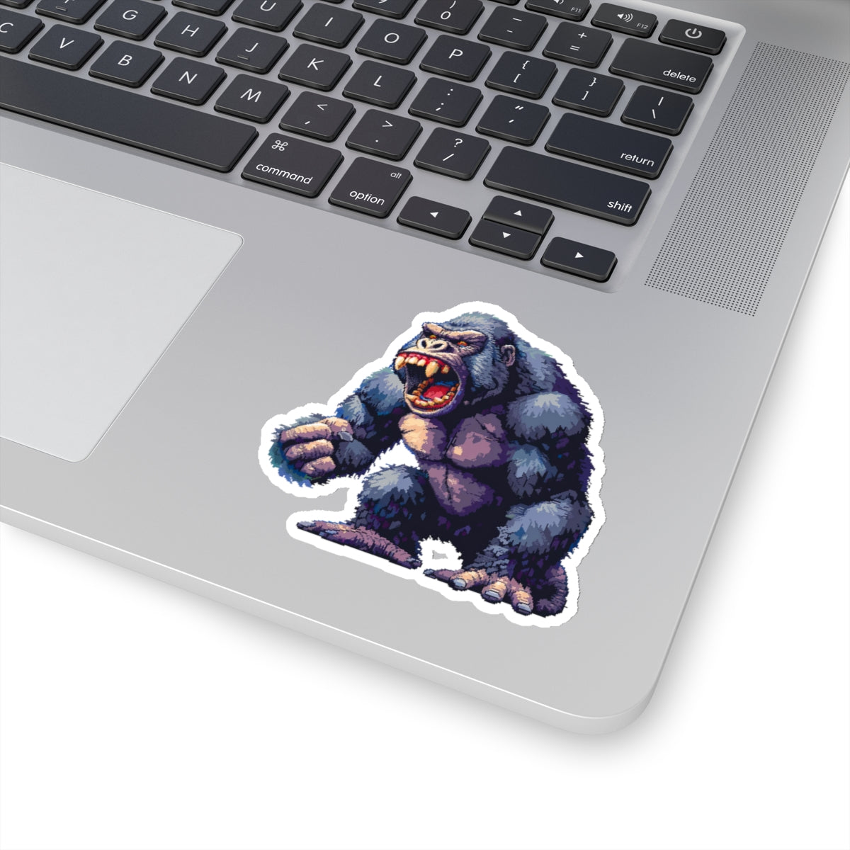 Pixelated Furious Ape Launch Vinyl Sticker