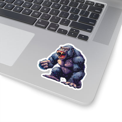 Pixelated Furious Ape Launch Vinyl Sticker