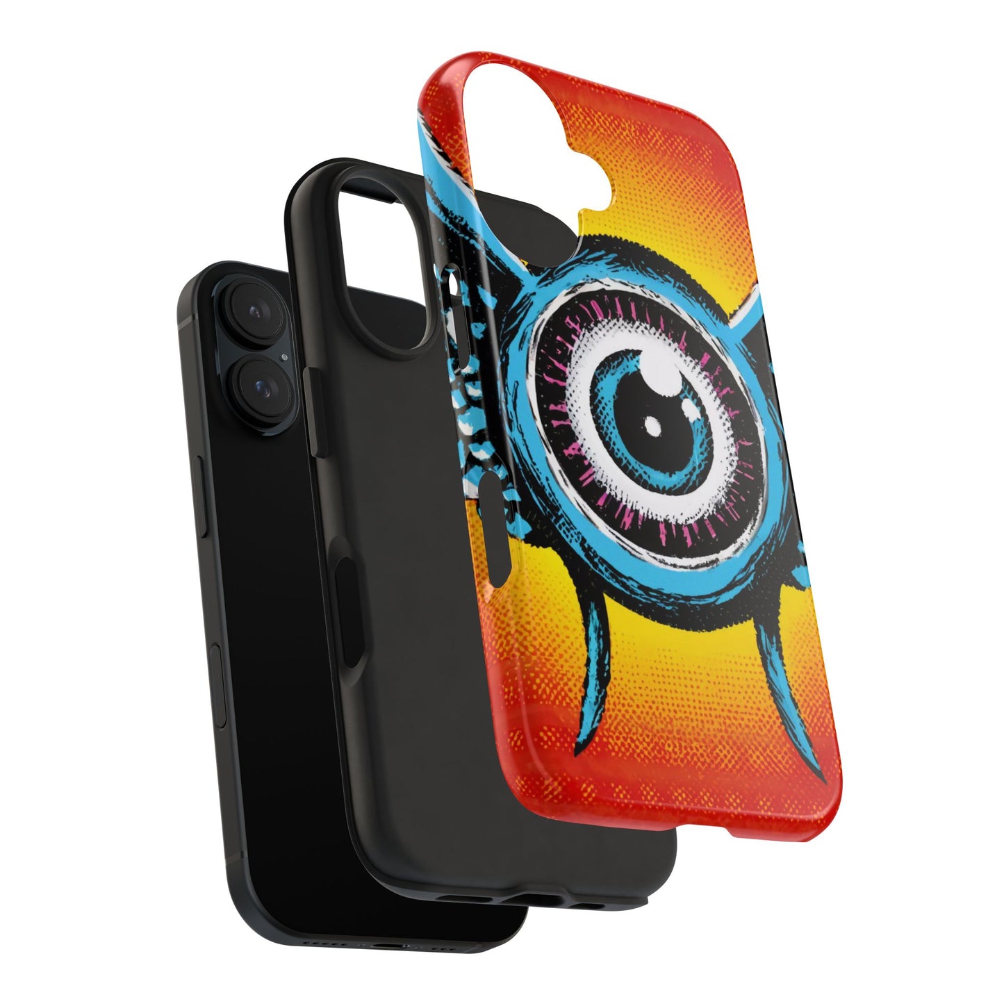 Bursting Vision Winged Eye iPhone Case