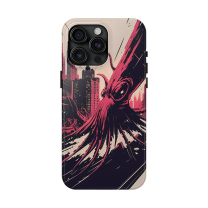 Kraken Rampage Cityscape Tough Phone Case