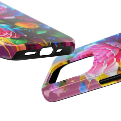 Vibrant Floral Splendor Tough Phone Case