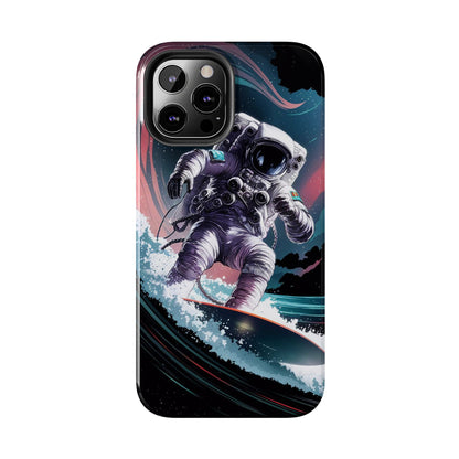 Cosmic Crest Astronaut Wave Rider Tough Phone Case