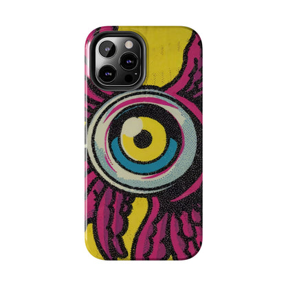 Golden Gaze Winged Eye iPhone Case