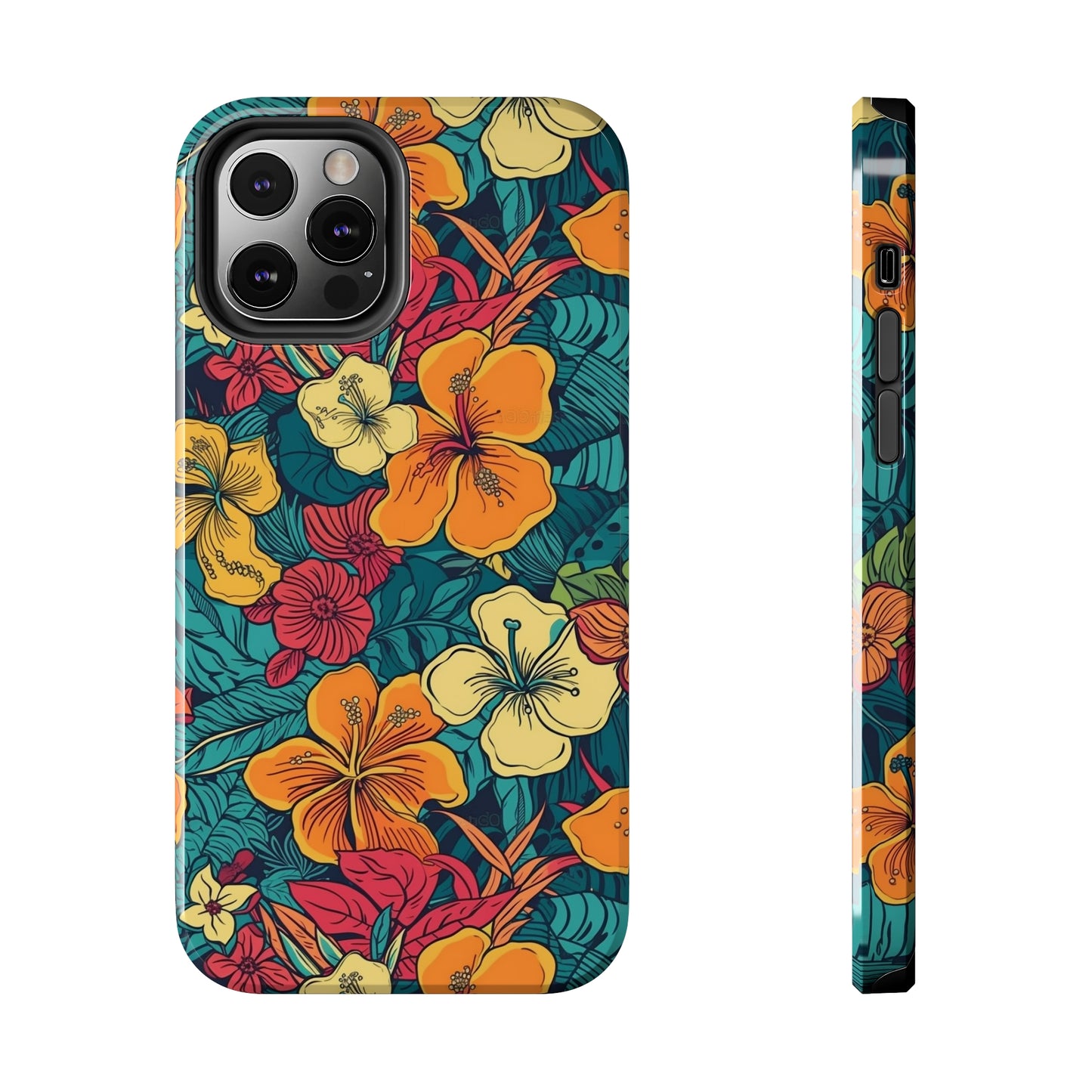 Brilliant Lokelani - Hawaiian Tough Phone Case