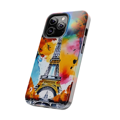 Vibrant Twilight Eiffel Defender Case