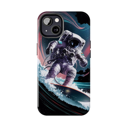 Cosmic Crest Astronaut Wave Rider Tough Phone Case