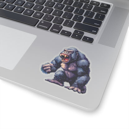 Pixelated Furious Ape Launch Vinyl Sticker