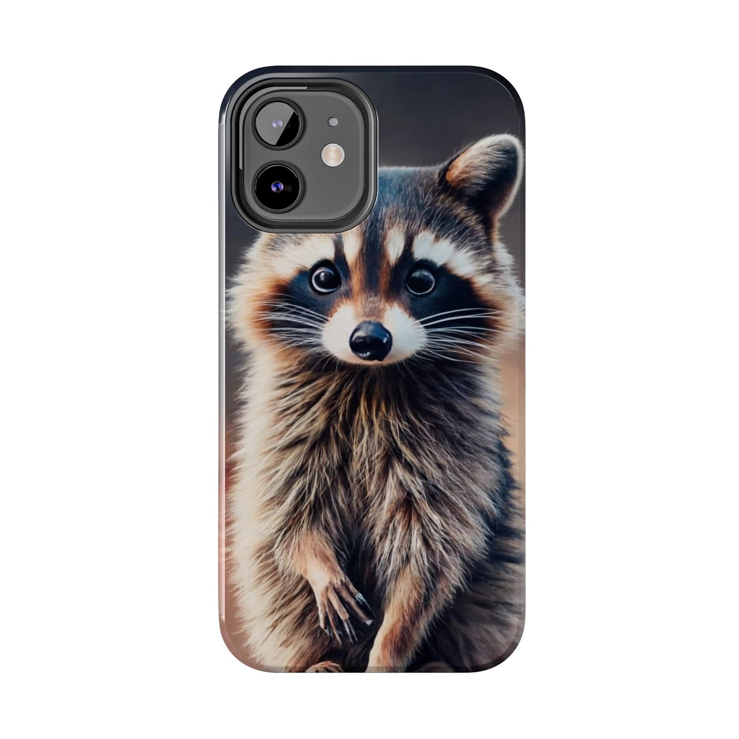 Abstract Raccoon Charm Tough Phone Case