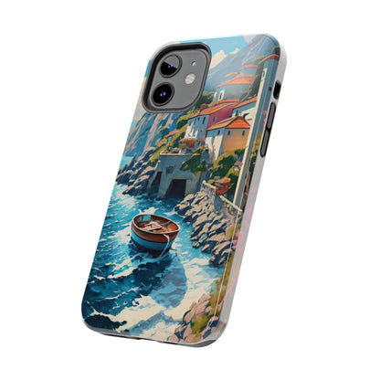 Coastal Dreamscape Boat Tough Phone Case