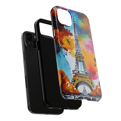 Vibrant Twilight Eiffel Defender Case