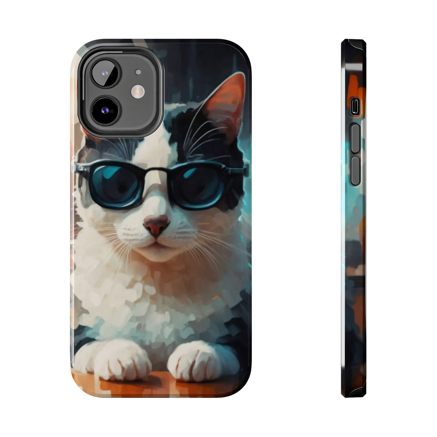 CoolCat Dinner Date Tough Phone Case