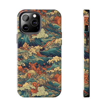 Colorburst Coast - Wave of Colors - Tough Phone Case